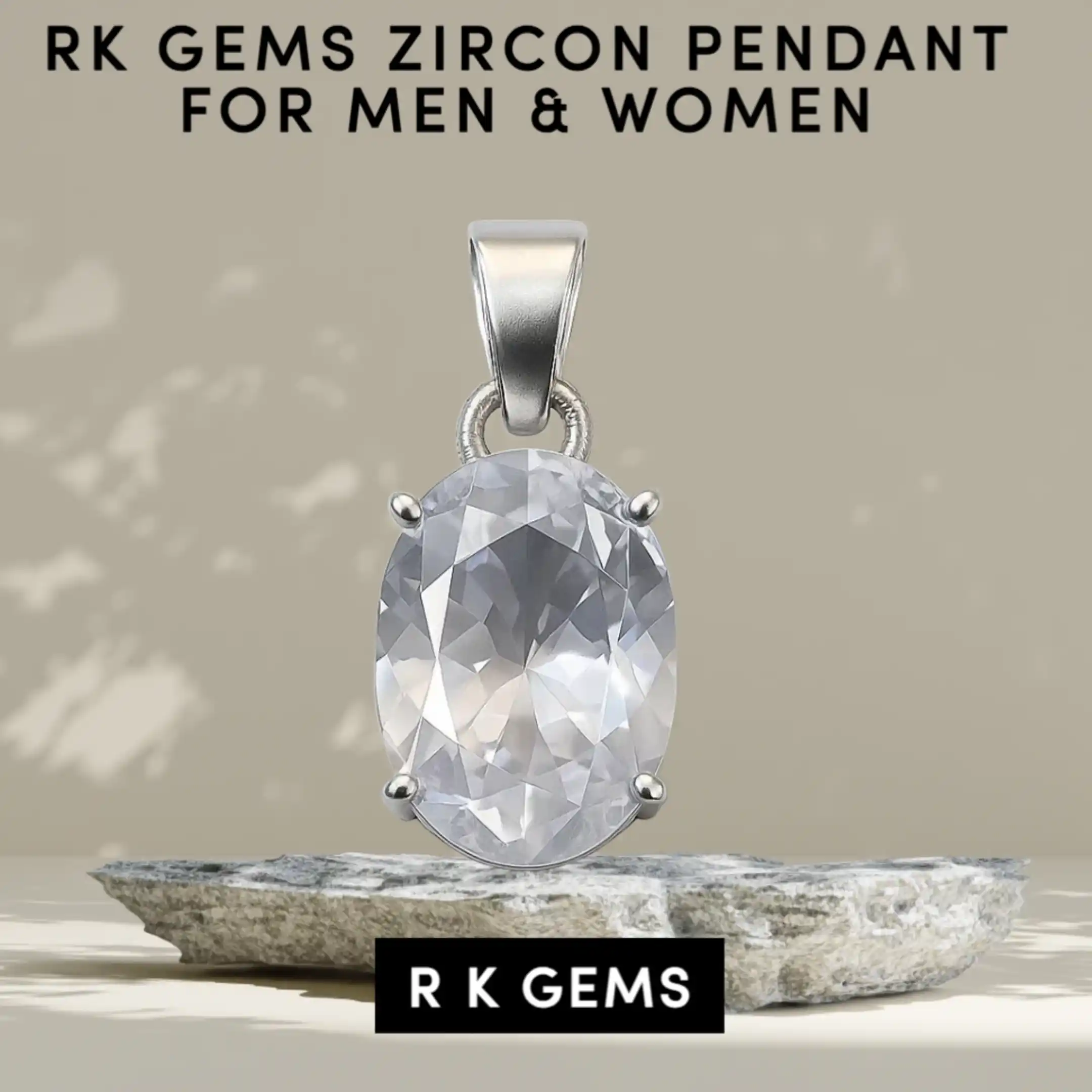 Premium Zircon Pendant for Women & Men | Elegant Solitaire Design | Perfect for Party & Daily Wear | Shiny White CZ Stone.png